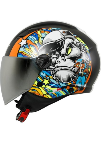 Açık Kask Sw 765 Kong White