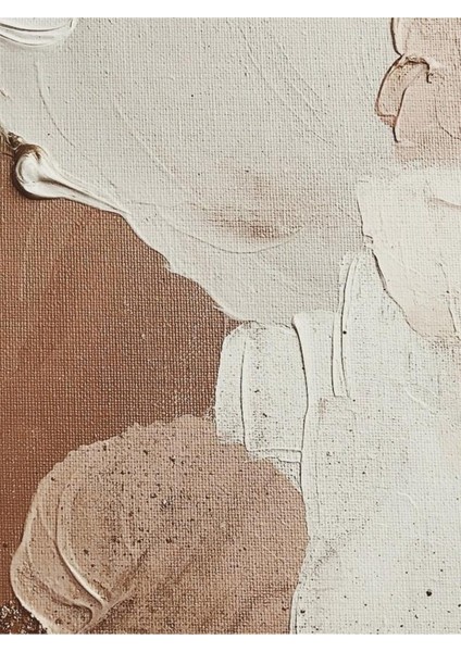 Soyut Abstract Kombin Çerçeveli Cam Tablo 2'li