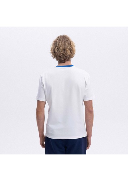 CMO18-3-BL Bisiklet Yaka Erkek T-Shirt - Mavi / Beyaz fiyatları