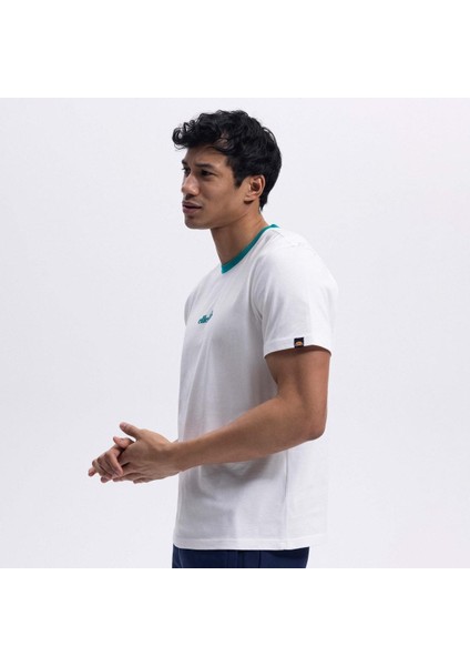 CMO18-3-GRN Bisiklet Yaka Erkek T-Shirt - Yeşil / Beyaz modelleri