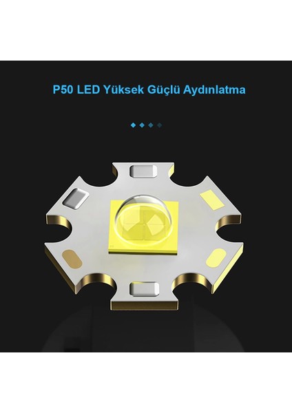 3000 Lümen Güçlü El Feneri Wt-600
