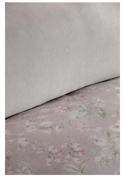 Franny Bej Elegance Baskılı Saten Çift Kişilik Nevresim Takımı
