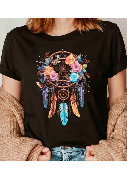 Dream Catcher Özel Tasarım Baskılı Oversize Tshirt