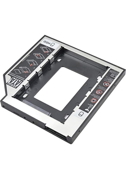 Sata HDD Harddisk Caddy Kızak Kutu SSD Notebook , Ikinci HDD Takma, 9.5 mm
