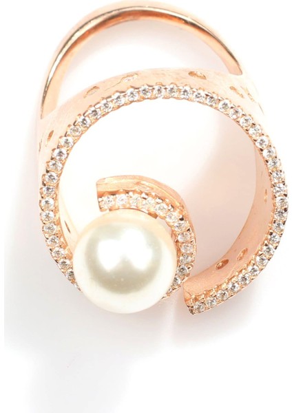 925 Ayar Gümüş 9 Tasarım Incili Yüzük fiyatları