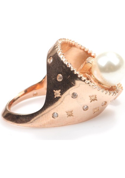 925 Ayar Gümüş 9 Tasarım Incili Yüzük modelleri