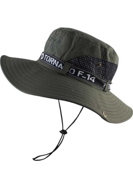 Fileli Hava Alabilen Katlanabilir Safari Outdoor Yürüyüş ve Plaj Şapkası modelleri