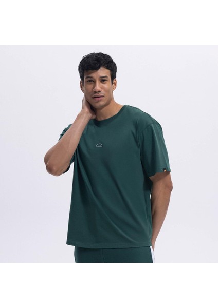 EM376-GRN Oversize Tee Erkek T-Shirt - Koyu Yeşil