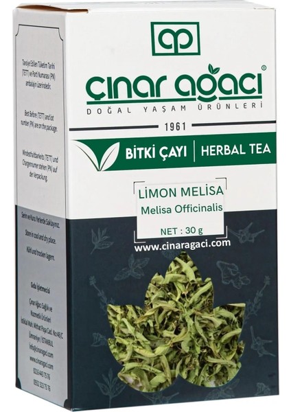 Çınarağacı Melisa Yaprağı 30GR