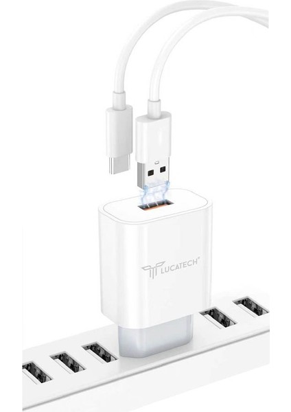 Samsung Galaxy M21 / M30 / M31 / M32 / M40 / M51 / M52 Uyumlu 45W USB Typec Hızlı Şarj aleti