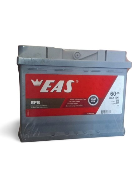 12V 60 Ah Efb Otomobil ve Hafif Ticari Start-Stop Efb