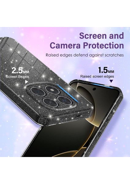 Xiaomi Redmi Note 14 Pro 5G Kılıf Simli Yaldızlı Darbeye Dayanıklı Kamera Korumalı Parlak Renkli Silikon Bayan Kılıfı indirimleri
