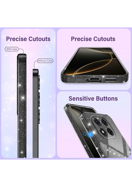 Xiaomi Redmi Note 14 Pro 4G Kılıf Simli Yaldızlı Darbeye Dayanıklı Kamera Korumalı Parlak Renkli Silikon Bayan Kılıfı fırsatları