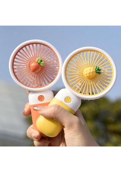 Kompakt El Fanı Düşük Gürültülü Küçük Fan Masaüstü Veya Seyahat Için USB Şarj Edilebilir Vantilatör fiyatları