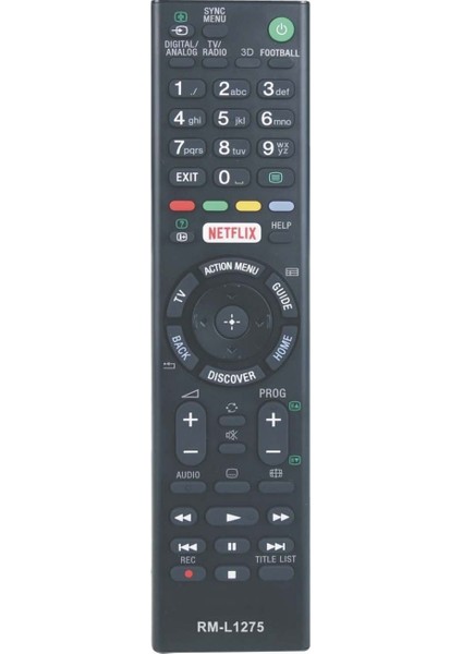 Sony 3D Rm-L 1275 Tuşlu LCD Kumandası