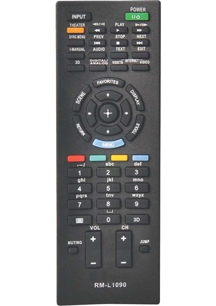 Sony 3D Rm-L 1090 LCD Tv Kumandası