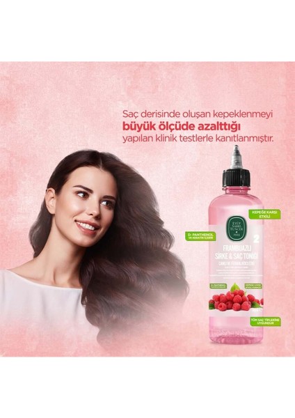 Saç Toniği 500 ml Frambuazlı Sirkeli 5'li