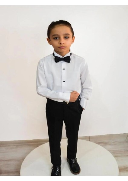 Erkek Çocuk Ata Yaka Gömlek