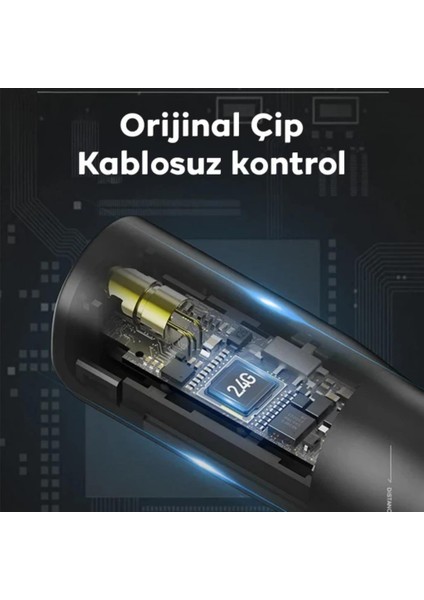 Coofbe 100MT Mesafeli 500MAH Şarjlı 3r Lazer Işıklı 2.4ghz Projeksiyon Sunum Kumandası Kırmızı Lazer Işaretçili fırsatları