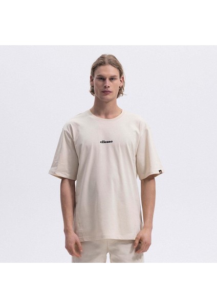EM391-ECR Bisiklet Yaka Erkek T-Shirt - Bej