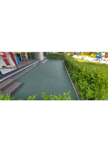 Yeşil Taş Halı Kendin Uygula Kiti - Kolay Uygulama Stone Carpet Seti (İç/Dış Mekan Uyumlu)
