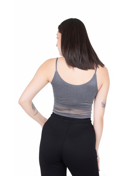 Looksense Kadın Simli Astarlı Crop 04007 modelleri