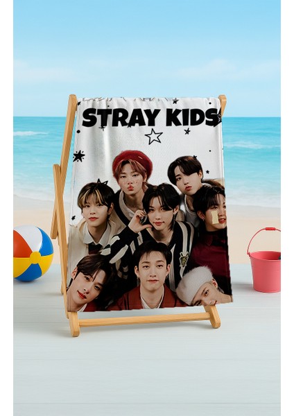 Stray Kids Plaj Havlusu – Enerji Dolu K-Pop Plaj Stili!" modelleri
