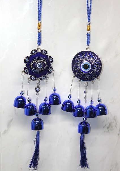 Metal Nazar Boncuğu Çan Model 10