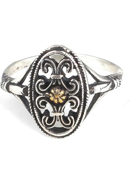 925 Ayar Gümüş Ve Bronz Karışımı Otantik Yüzük fiyatları