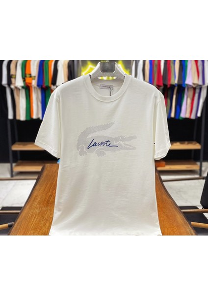 Erkek Regular Fit Bisiklet Yaka Baskılı T-Shirt