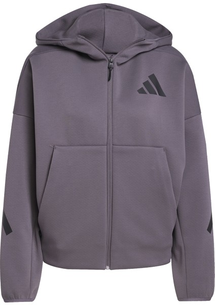 Adidas W Z.n.e. Fz Eşofman Üstü Gri JD5985