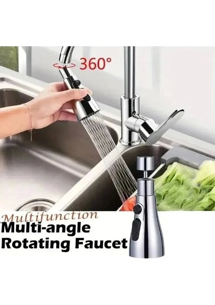 Metalik Musluk Başlığı 3 Fonksiyon fırsatları