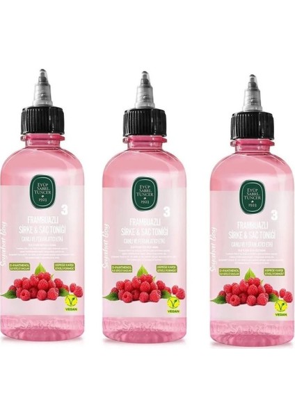 Frambuazlı Sirke Saç Toniği 100 ml x 3 Adet