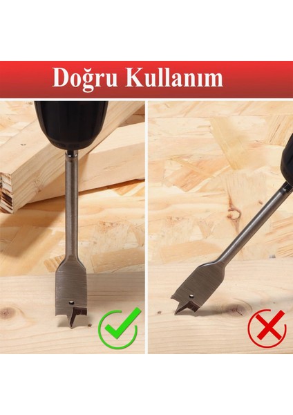 Ağaç Yaprak Matkap Ucu Hex Saplı 14 mm
