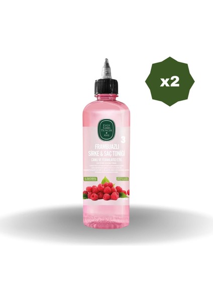 Frambuazlı Sirke Saç Toniği 500 ml 2 Adet