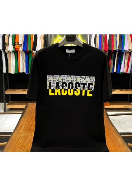 Erkek Regülarfit Bisiklet Yaka Baskılı T-Shirt