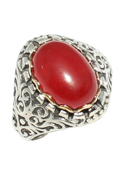 Akik Taşlı Konstantinapol Tasarım Otantik Yüzük fırsatları