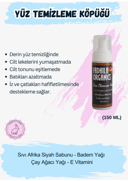 Face Cleanser Foam - Yüz Temizleme Köpüğü - 150 ml