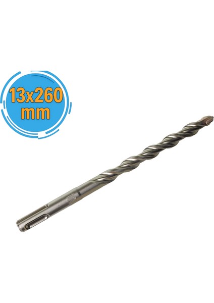 Sds Plus 2 Kanallı Beton Delme Matkap Ucu 13X260 mm