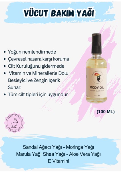 Vücut Bakım Yağı - Body Oil - 100 ml