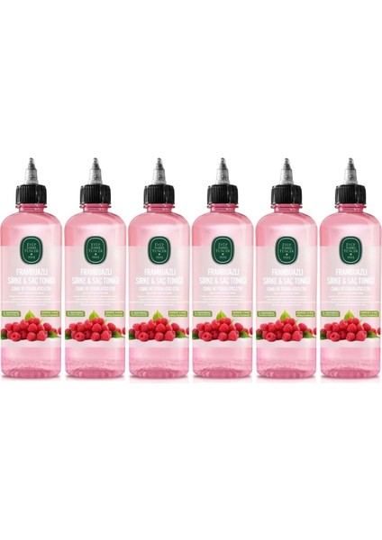 Saç Toniği 500 ml Frambuazlı Sirkeli 6'lı