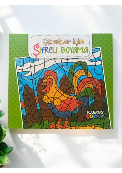 Çocuklar Için Şifreli Boyama Kitabı