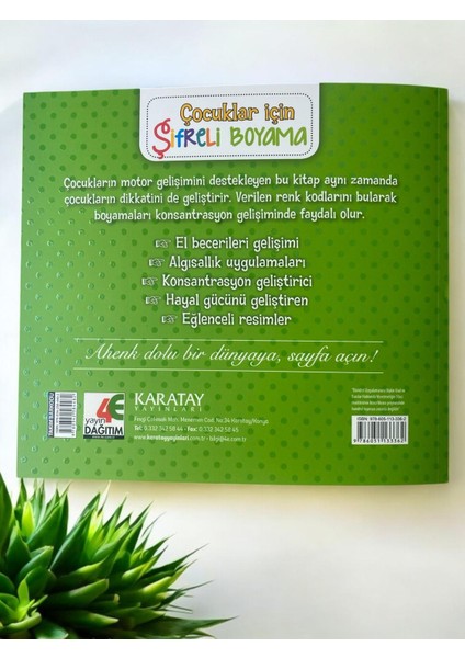 Çocuklar Için Şifreli Boyama Kitabı