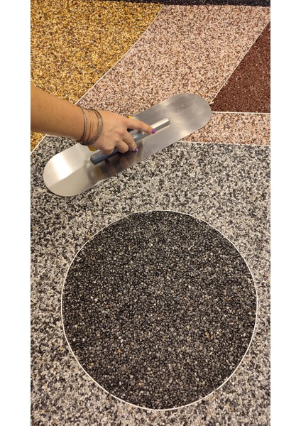 Gri Taş Halı Kendin Uygula Kiti - Kolay Uygulama Stone Carpet Seti (İç/Dış Mekan Uyumlu)
