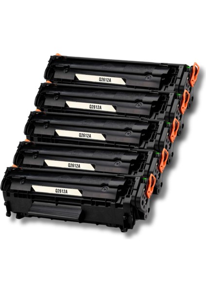 Hp Q2612A / FX10 / CRG-703 Uyumlu Muadil Toner 5'li Set | 1010/1015/1022N/M1005/M1319F/3015/3030/30503055 |