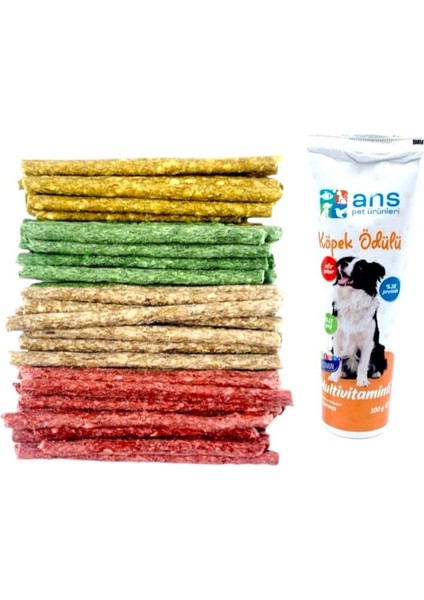 Munchy Çubuk Köpek Ödül 14 cm 6-7 gr 100'LÜ+MULTIVITAMINLI Köpek Ödülü 100 gr fiyatları