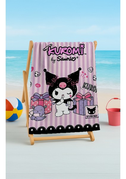 Kuromi Plaj Havlusu – Tatlı Kuromi ile Renkli Plaj Keyfi modelleri