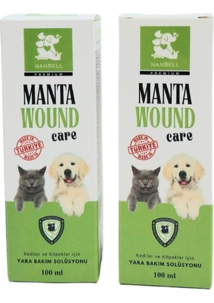 Köpekler Için Yara Bakım Solüsyonu 100 ml 2 Kutu