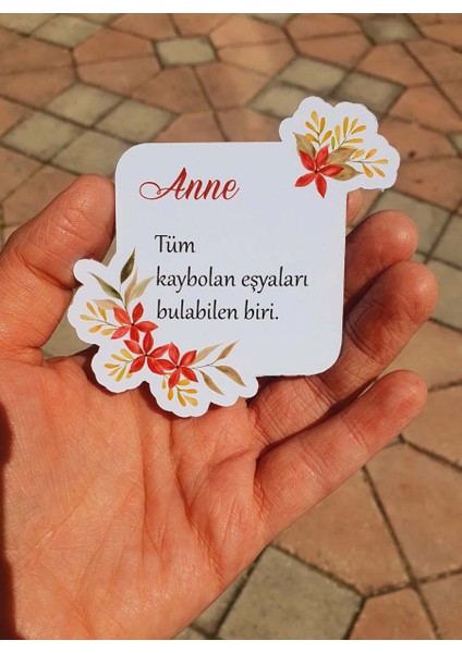 Anneler Günü Tebrik Kartı 4 Lü Özel Kesim KARTLAR-ANNE-002
