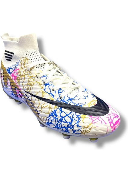 Çoraplı Airboom Krampon Beyaz Gold Siyah Desenli fiyatları